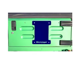 Steinjager Spare Tire Carrier Delete Plate Wrangler TJ 1997-2006 Southwest Blue