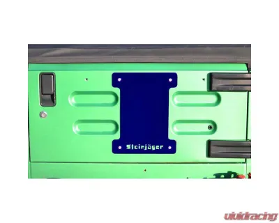 Steinjager Spare Tire Carrier Delete Plate Wrangler TJ 1997-2006 Southwest Blue - J0043678