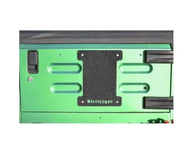 Steinjager Spare Tire Carrier Delete Plate Wrangler TJ 1997-2006 Texturized Black