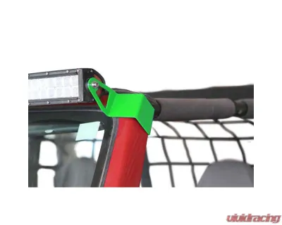 Steinjager LED Lights and Brackets Wrangler TJ 1997-2006 A-Pillar Mount Brackets Only Neon Green - J0046801