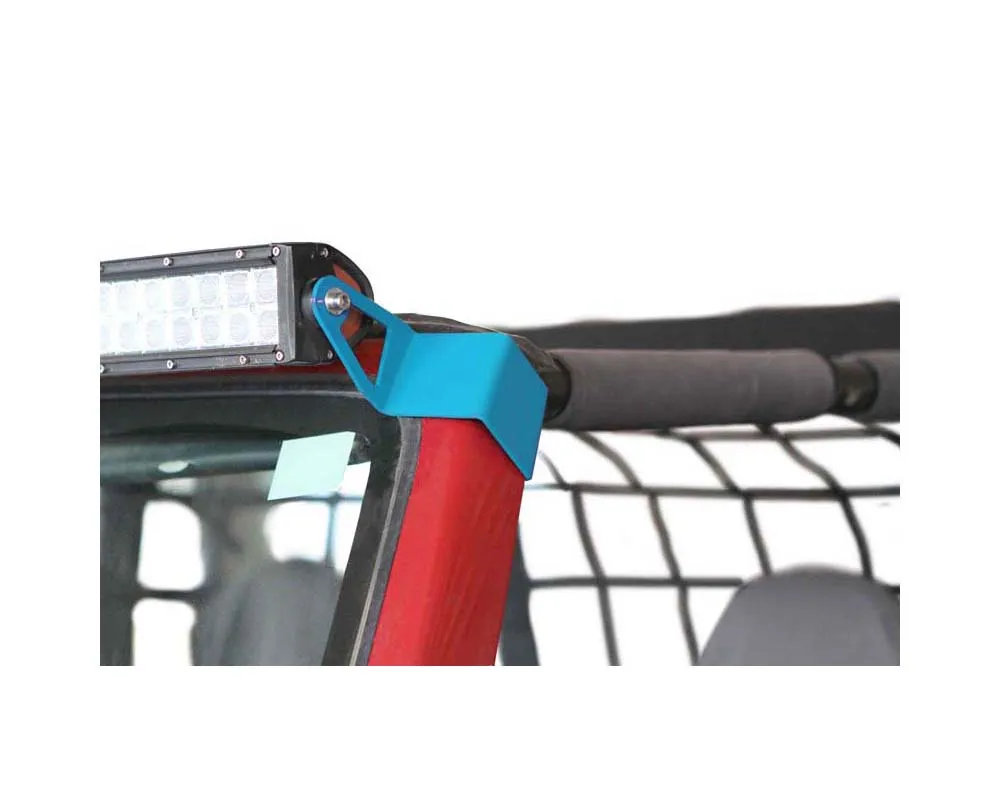 Steinjager LED Lights and Brackets Wrangler TJ 1997-2006 A-Pillar Mount Brackets and Lights Playboy Blue - J0043615
