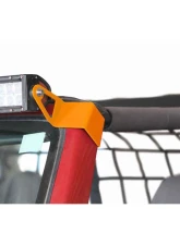 Steinjager LED Lights and Brackets Wrangler TJ 1997-2006 A-Pillar Mount Brackets Only Fluorescent Orange                                     - J0046796 - Image 2