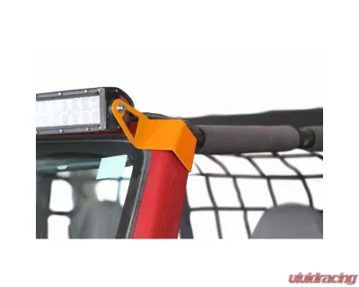 Steinjager LED Lights and Brackets Wrangler TJ 1997-2006 A-Pillar Mount Brackets Only Fluorescent Orange - J0046796