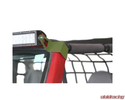 Steinjager LED Lights and Brackets Wrangler TJ 1997-2006 A-Pillar Mount Brackets Only Locas Green - J0046803