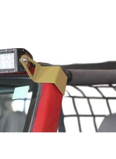 Steinjager LED Lights and Brackets Wrangler TJ 1997-2006 A-Pillar Mount Brackets Only Military Beige                                     - J0046804 - Image 2