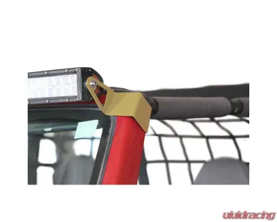 Steinjager LED Lights and Brackets Wrangler TJ 1997-2006 A-Pillar Mount Brackets Only Military Beige - J0046804