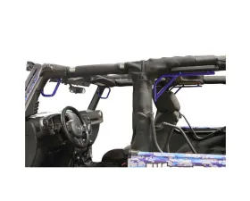 Steinjager Grab Handle Kit Wrangler JK 2007-2018 Rigid Design Front and Rear for 2 Door JK Southwest Blue