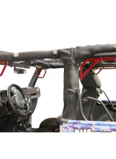 Steinjager Grab Handle Kit Wrangler JK 2007-2018 Rigid Design Front and Rear for 2 Door JK Red Baron                                     - J0044760 - Image 4