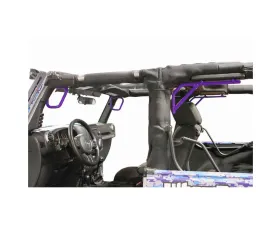 Steinjager Grab Handle Kit Wrangler JK 2007-2018 Rigid Design Front and Rear for 2 Door JK Sinbad Purple