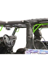 Steinjager Grab Handle Kit Wrangler JK 2007-2018 Rigid Design Front and Rear for 2 Door JK Neon Green                                     - J0044764 - Image 4