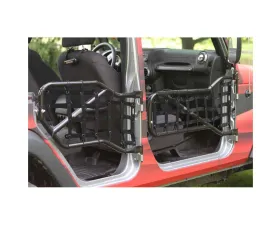 Steinjager Doors, Covers Wrangler JK 2007-2018 Front and Rear Doors Black Cargo Design