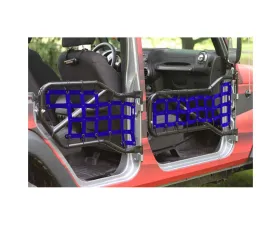 Steinjager Doors, Covers Wrangler JK 2007-2018 Front and Rear Doors Blue Cargo Design