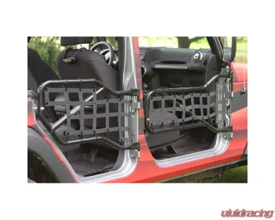 Steinjager Doors, Covers Wrangler JK 2007-2018 Front and Rear Doors Gray Cargo Design - J0043666