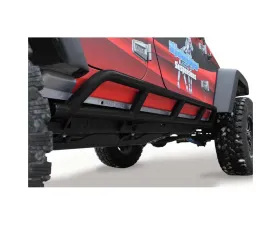 Steinjager Rock Sliders Wrangler JK 2007-2018 4 Door Bare Knuckles Style Bare