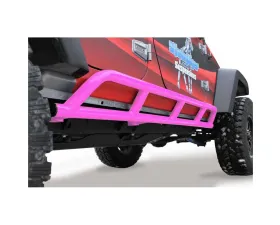Steinjager Rock Sliders Wrangler JK 2007-2018 4 Door Bare Knuckles Style Pinky