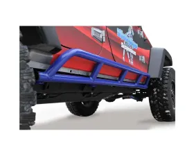 Steinjager Rock Sliders Wrangler JK 2007-2018 4 Door Bare Knuckles Style Southwest Blue