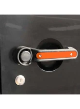 Steinjager Door Handle Accent Kit Wrangler JK 2007-2018 1 Pack Fluorescent Orange                                     - J0045427 - Image 2