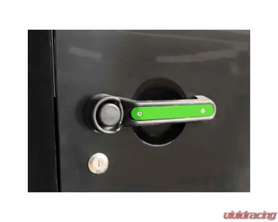 Steinjager Door Handle Accent Kit Wrangler JK 2007-2018 1 Pack Neon Green - J0045432