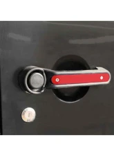 Steinjager Door Handle Accent Kit Wrangler JK 2007-2018 1 Pack Red Baron                                     - J0045428 - Image 2