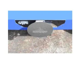 Steinjager Hitch Cover Wrangler JK 2007-2017 Gray Hammertone Steinjager Logo