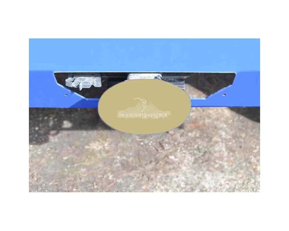 Steinjager Hitch Cover Wrangler JK 2007-2017 Military Beige Steinjager Logo - J0045806