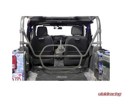 Steinjager Tire Carrier Wrangler JK 2007-2018 2 Door Internal Gray Hammertone - J0045502