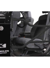 Steinjager Doors, Tubular Wrangler JK 2007-2018 Texturized Black Front Doors                                     - J0041015 - Image 3