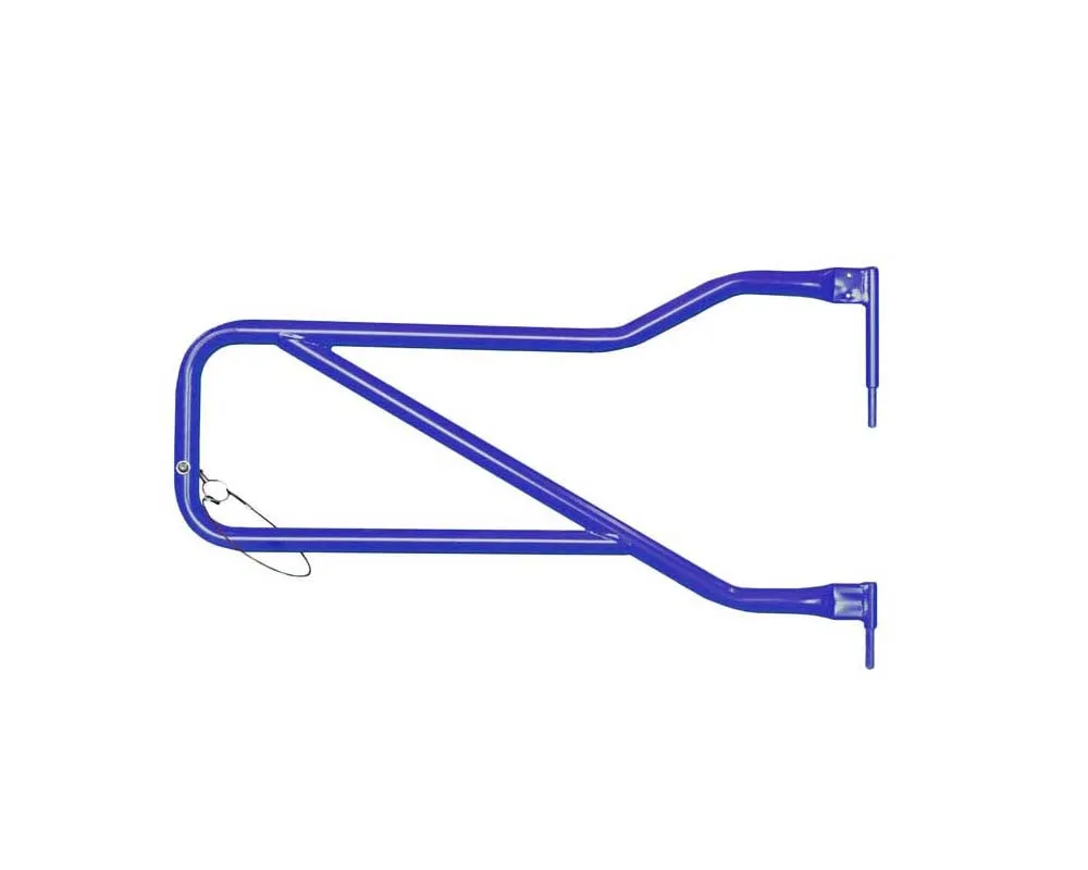 Steinjager Doors, Tubular Wrangler JK 2007-2018 Southwest Blue Front Doors - J0040944