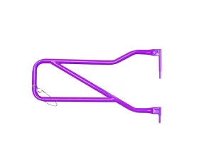 Steinjager Doors, Tubular Wrangler JK 2007-2018 Sinbad Purple Front Doors