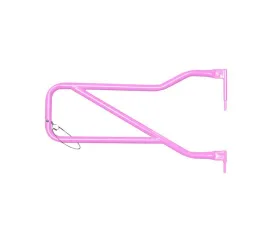 Steinjager Pinky with Steinjager Logo Front Tube Door Kit Jeep Wrangler JK 2007-2015