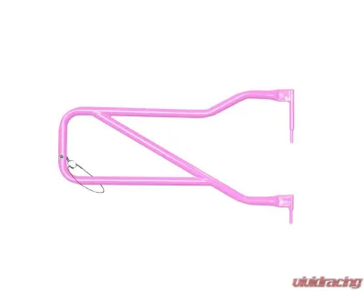 Steinjager Pink Chalk Set of 4 Tube Doors with Logo Jeep Wrangler JK 2007-2015 - J0040938