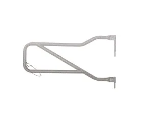 Steinjager Doors, Tubular Wrangler JK 2007-2018 Gray Hammertone Front Doors