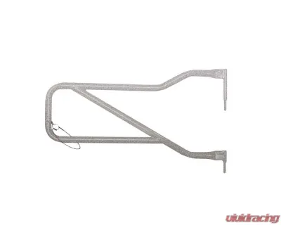 Steinjager Doors, Tubular Wrangler JK 2007-2018 Gray Hammertone Front and Rear Doors - J0041341