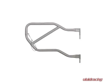 Steinjager Doors, Tubular Wrangler JK 2007-2018 Gray Hammertone Front and Rear Doors - J0041341