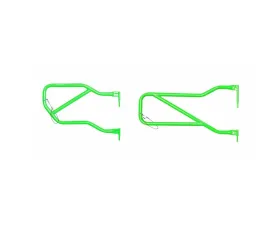 Steinjager Neon Green Set of 4 Tube Doors with Logo Jeep Wrangler JK 2007-2015