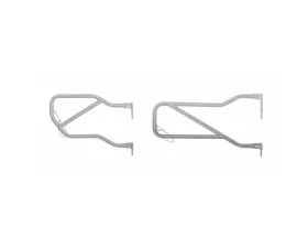 Steinjager Doors, Tubular Wrangler JK 2007-2018 Gray Hammertone Front and Rear Doors