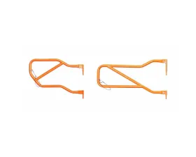 Steinjager Fluorescent Orange Set of 4 Tube Doors with Logo Jeep Wrangler JK 2007-2015
