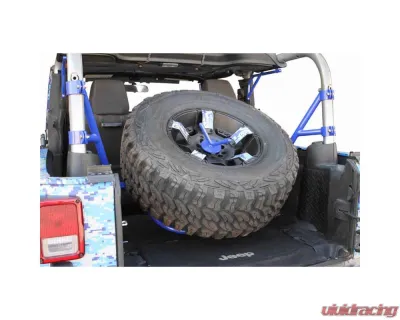 Steinjager Tire Carrier Wrangler JK 2007-2018 2 Door Internal Bare Metal - J0045491