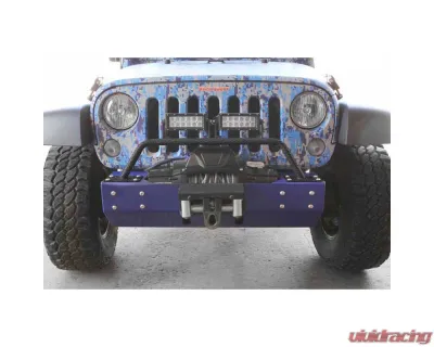 Steinjager Bumper Light Bar, Short Wrangler JK 2007-2018 Texturized Black - J0045699