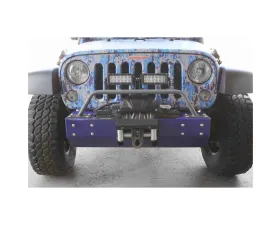 Steinjager Bumper Light Bar, Short Wrangler JK 2007-2018 Gray Hammertone