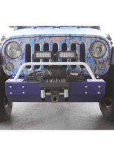 Steinjager Bumper Light Bar, Short Wrangler JK 2007-2018 Cloud White                                     - J0046853 - Image 4