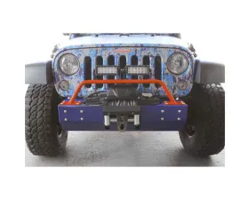 Steinjager Bumper Light Bar, Short Wrangler JK 2007-2018 Fluorescent Orange