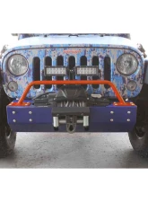 Steinjager Bumper Light Bar, Short Wrangler JK 2007-2018 Fluorescent Orange                                     - J0045689 - Image 4