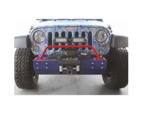Steinjager Bumper Light Bar, Short Wrangler JK 2007-2018 Red Baron