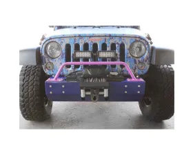 Steinjager Bumper Light Bar, Short Wrangler JK 2007-2018 Pinky