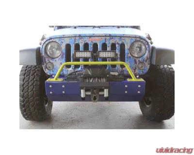 Steinjager Bumper Light Bar, Short Wrangler JK 2007-2018 Lemon Peel - J0045693
