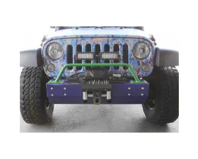 Steinjager Bumper Light Bar, Short Wrangler JK 2007-2018 Neon Green