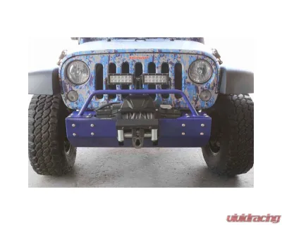 Steinjager Bumper Light Bar, Short Wrangler JK 2007-2018 Southwest Blue - J0045691