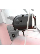 Steinjager LED Lights and Brackets Wrangler JK 2007-2018 Lower Windshield Mount Brackets Only Gray Hammertone                                     - J0041572 - Image 2