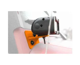 Steinjager LED Lights and Brackets Wrangler JK 2007-2018 Lower Windshield Mount Brackets Only Fluorescent Orange